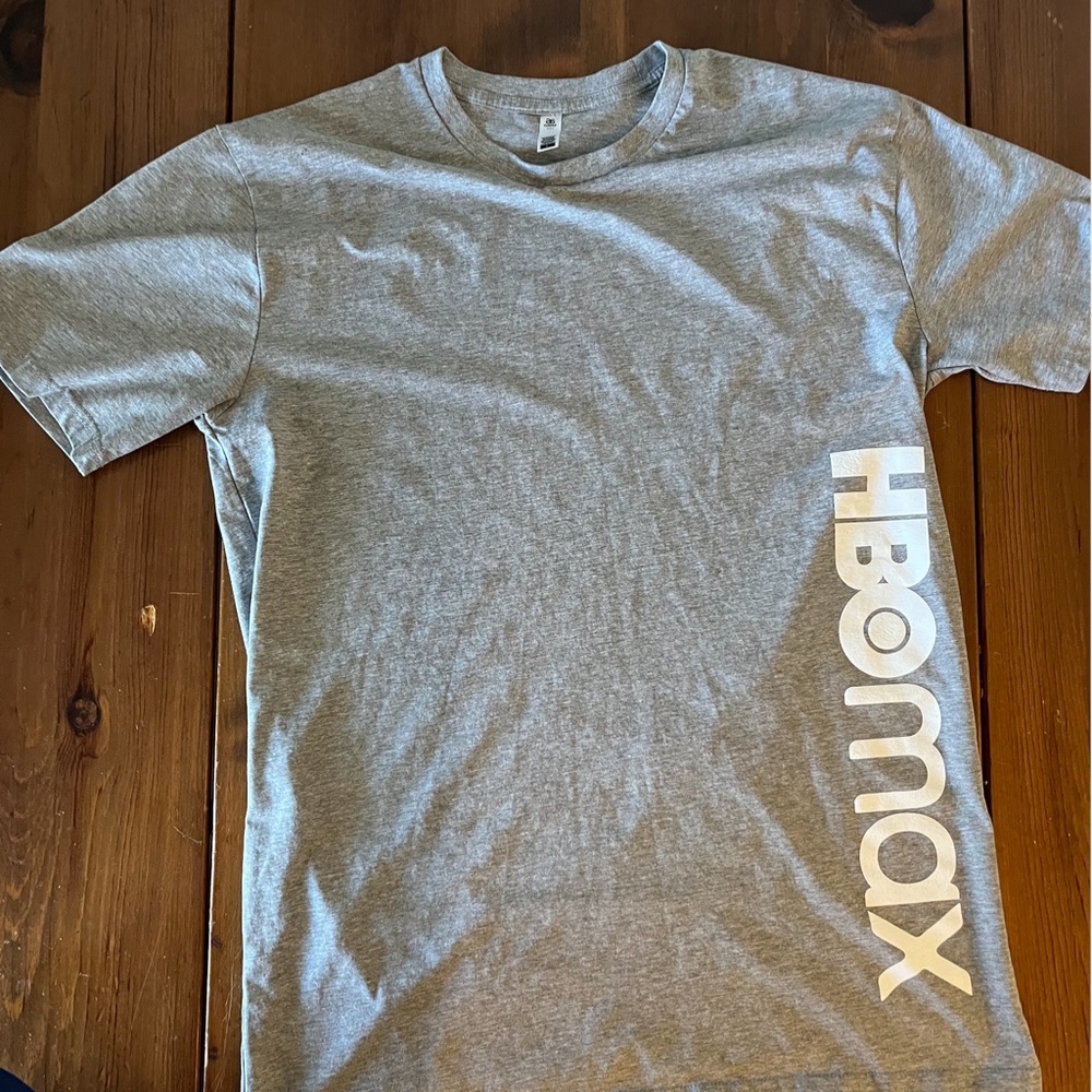 Rare HBO Max T shirt - Large - Gray